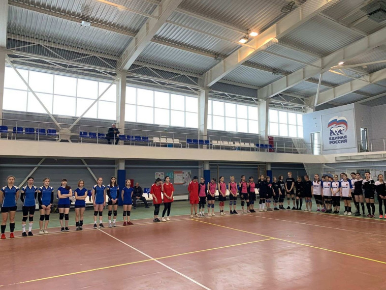 В Петровске прошли соревнования по волейболу.